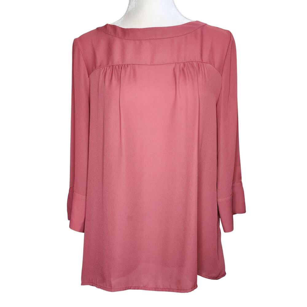 🌻3 for $18 Banana Republic Pink 3/4 Sleeve Blouse Women's Size Medium